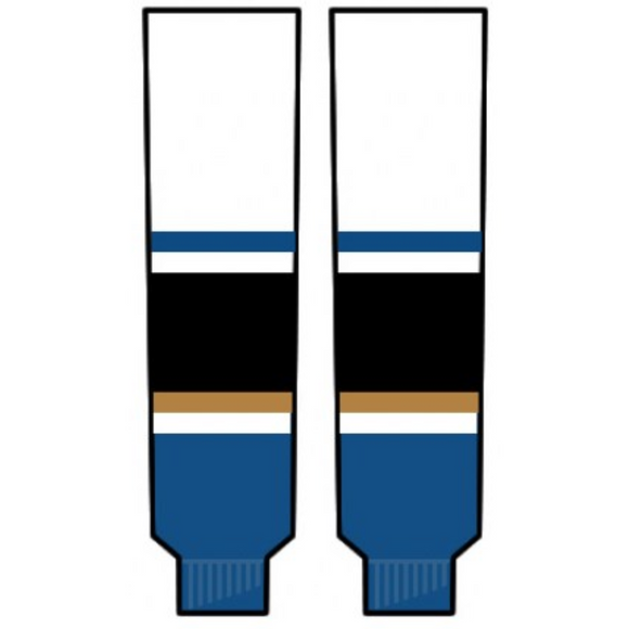Modelline 1990s Washington Capitals Away White Knit Ice Hockey Socks