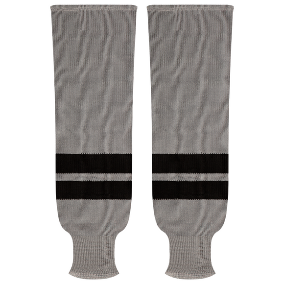 Kobe Sportswear 9816R Los Angeles Kings Grey Pro Knit Ice Hockey Socks