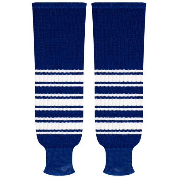 Kobe Sportswear 9824A  Toronto Maple Leafs Away Pro Knit Ice Hockey Socks