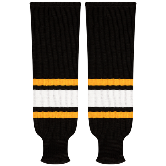 Kobe Sportswear 9826A Pittsburgh Penguins Away Pro Knit Ice Hockey Socks