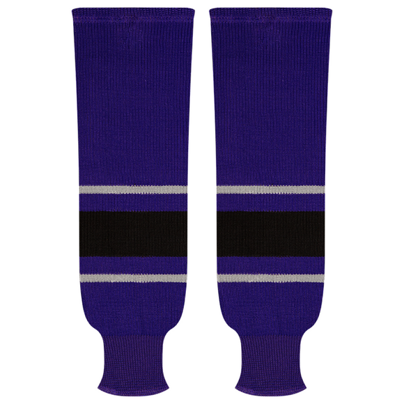 Kobe Sportswear 9841R Los Angeles Kings Third Pro Knit Ice Hockey Socks