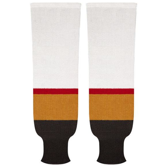 Kobe Sportswear 9881H Vegas Golden Knights White Pro Knit Ice Hockey Socks
