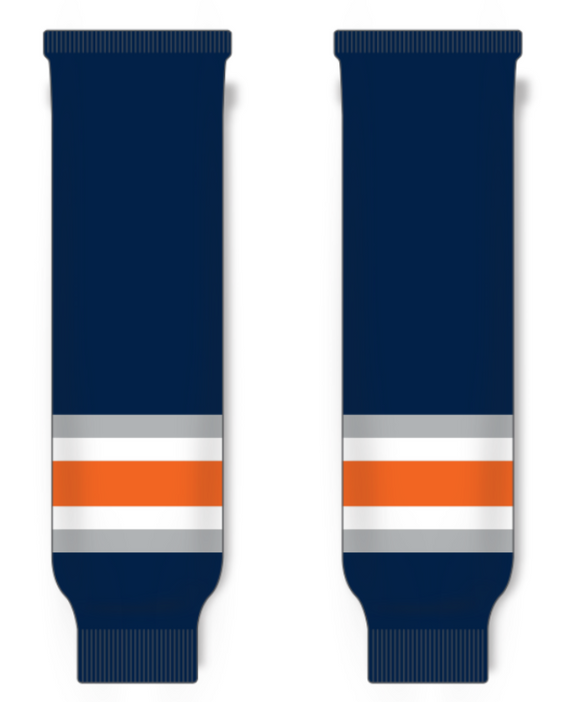 Modelline 2010s Kamloops Blazers Navy Knit Ice Hockey Socks