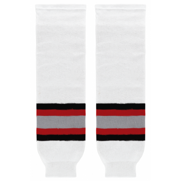 K1 Sportswear Buffalo Sabres White Knit Ice Hockey Socks