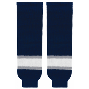 K1 Sportswear Edmonton Oilers Navy Knit Ice Hockey Socks