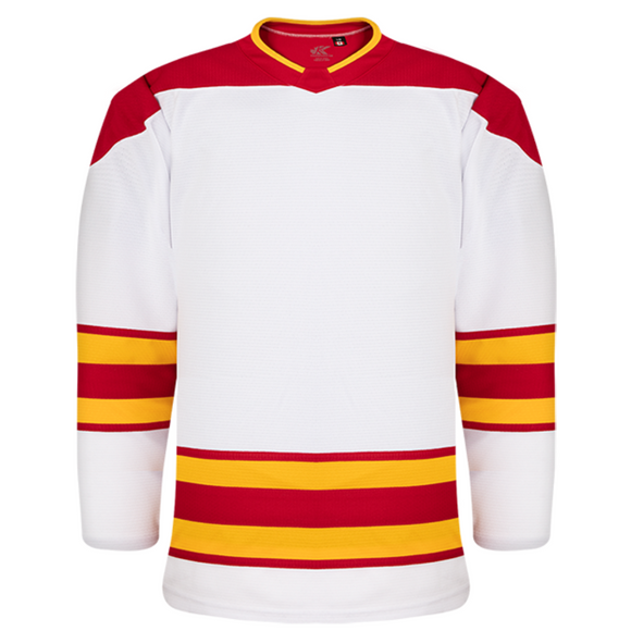 Kobe Sportswear K3G48W 2021 Calgary Flames Home White Pro Series Hockey Jersey