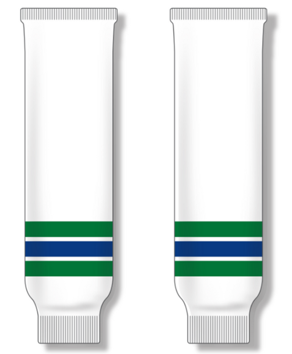 Modelline 1967-70 California Golden Seals White Knit Ice Hockey Socks