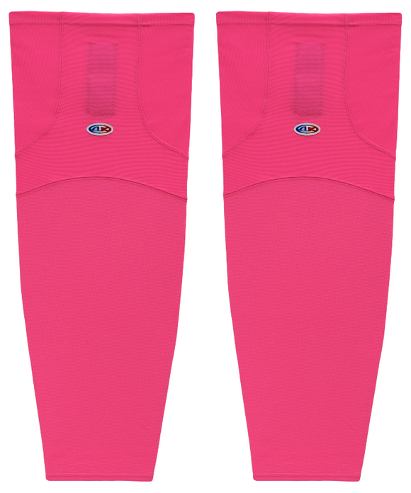 Athletic Knit (AK) HS1100-014 Pink Mesh Ice Hockey Socks