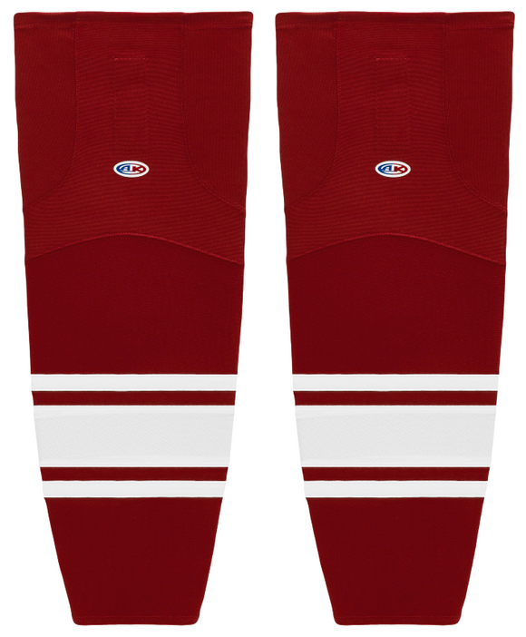 Athletic Knit (AK) HS2100-362 New Phoenix Coyotes AV Red Mesh Ice Hockey Socks