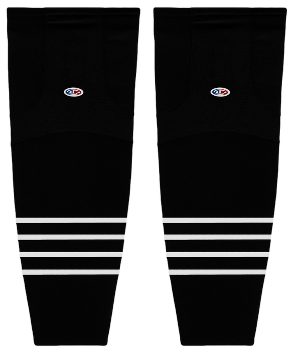 Athletic Knit (AK) HS2100-696 2015 New York Islanders Third Black Mesh Ice Hockey Socks