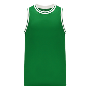 Athletic Knit (AK) B1710A-210 Adult Boston Celtics Kelly Green Pro Basketball Jersey