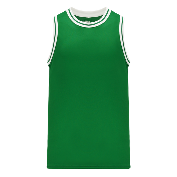 Athletic Knit (AK) B1710A-210 Adult Boston Celtics Kelly Green Pro Basketball Jersey