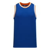 Athletic Knit (AK) B1710A-485 Adult New York Knicks Royal Blue Pro Basketball Jersey