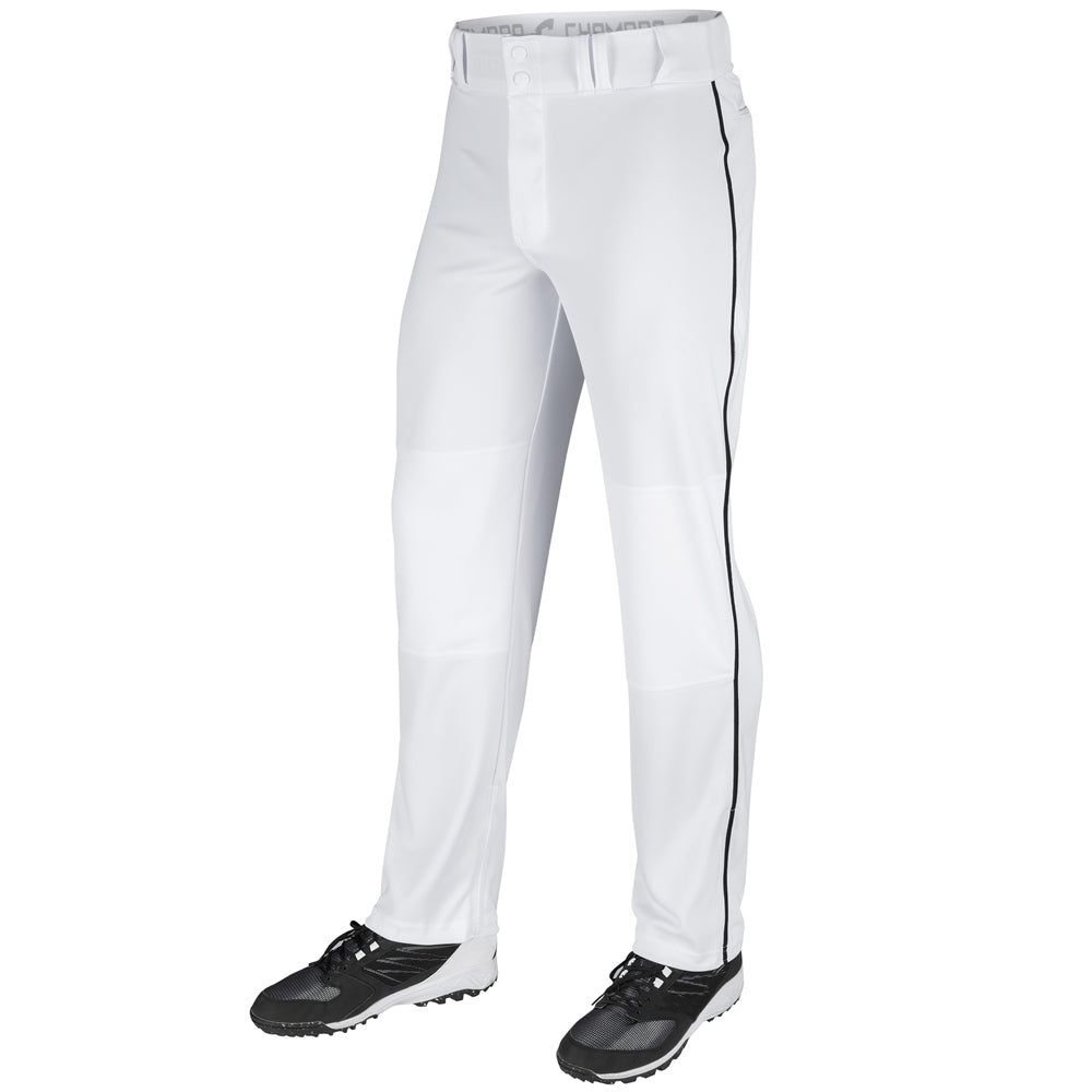 Champro Youth Triple Crown Classic Baseball Pants with Braid, L / Grey/Black