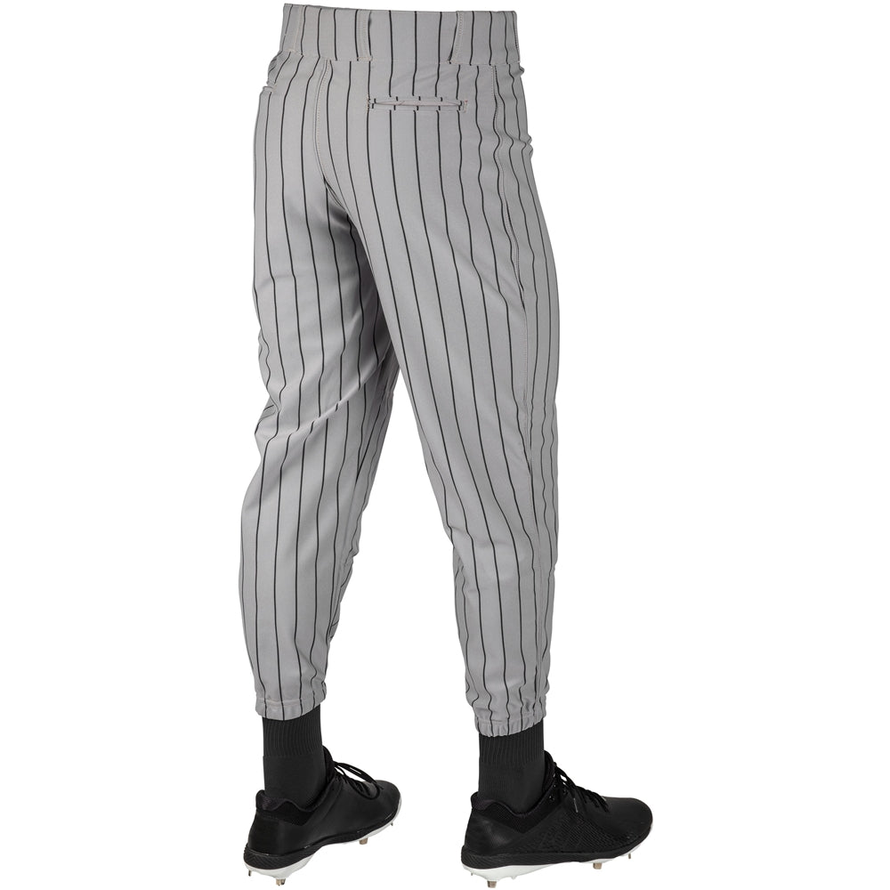 Champro Triple Crown Knicker Pinstripe Adult Baseball Pants - XL / White/Black