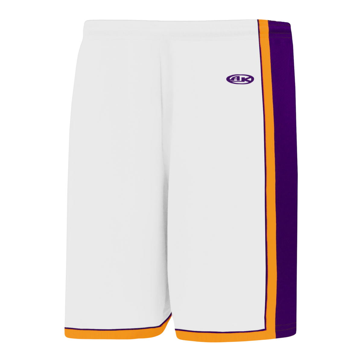 Athletic Knit (AK) B1715A-726 Adult LA Lakers White Pro Basketball