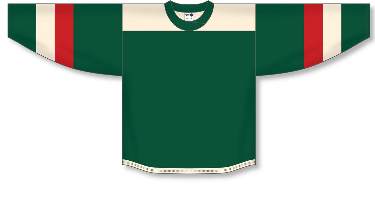 H550B-MIN563B Minnesota Wild Blank Hockey Jerseys