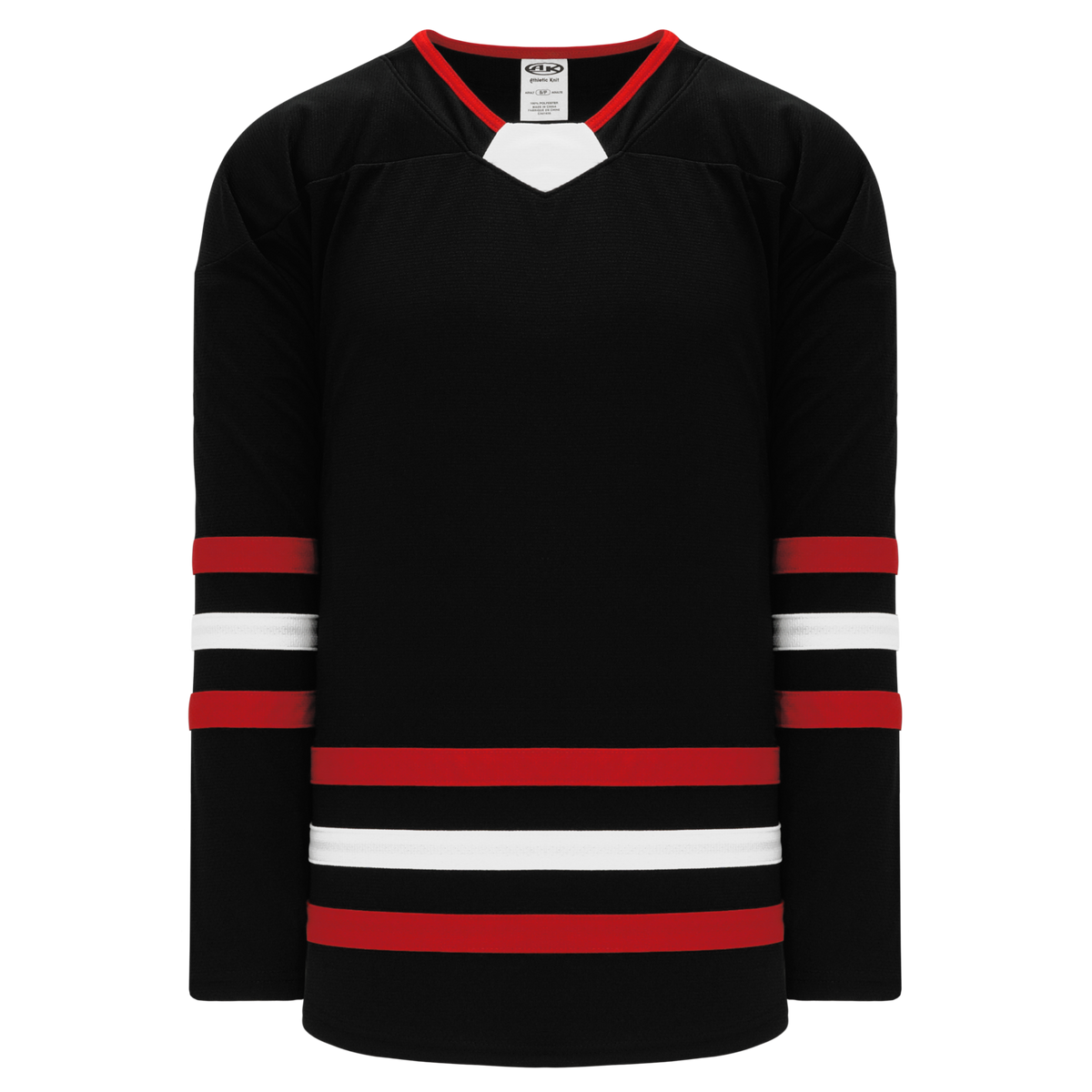 Athletic Knit (AK) H550BA-CAR404B Adult 2018 Carolina Hurricanes Third Black Hockey Jersey XXX-Large
