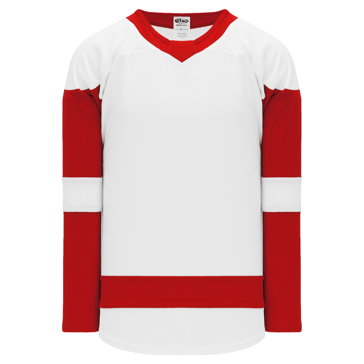 Red and cheap white hockey jersey