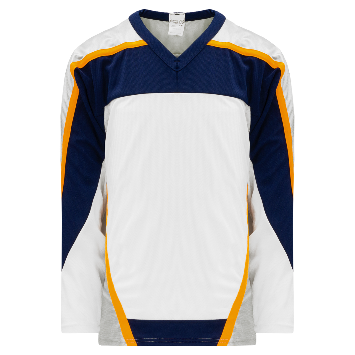 Athletic Knit Lacrosse-Inline Hockey Jersey - Red-Navy-Gold-White