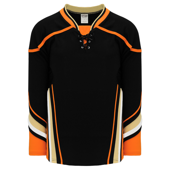 Athletic Knit (AK) H550DA-ANA538D 2014 Adult Anaheim Ducks Black Hockey Jersey
