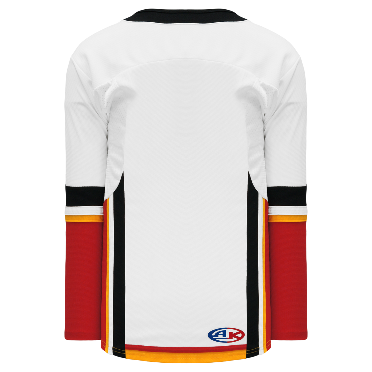 Athletic Knit (AK) H550DA-CAL719D 2017 Adult Calgary Flames White Hockey  Jersey