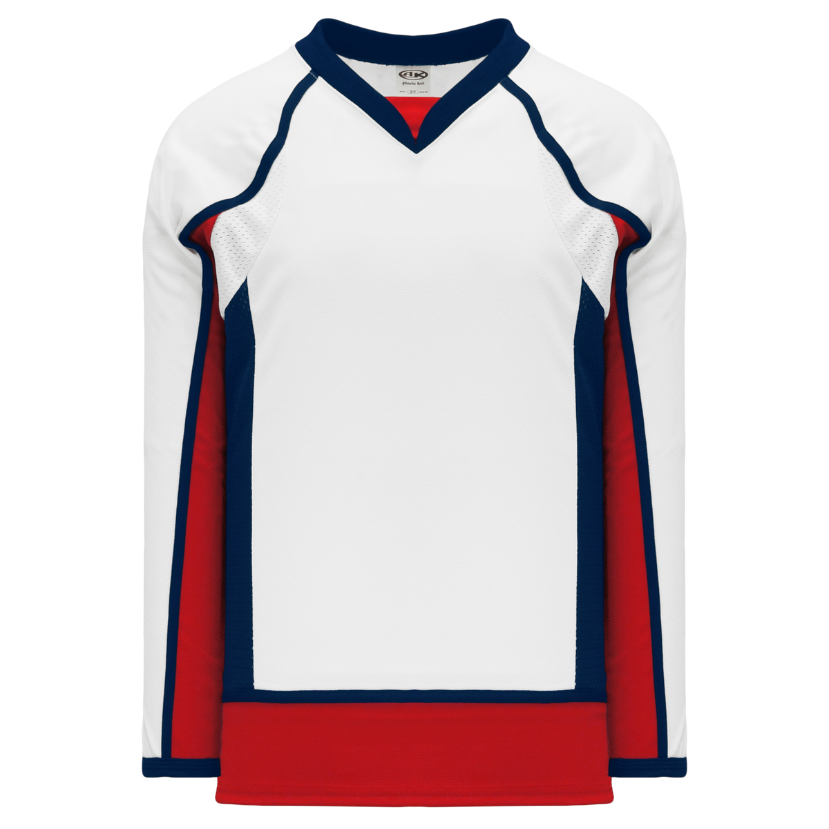 Athletic Knit (AK) H550DY-WAS807D 2008 Youth Washington Capitals White  Hockey Jersey