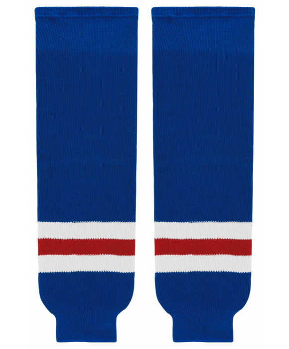 Modelline 1937-1945 New York Rangers Royal Blue Knit Ice Hockey Socks