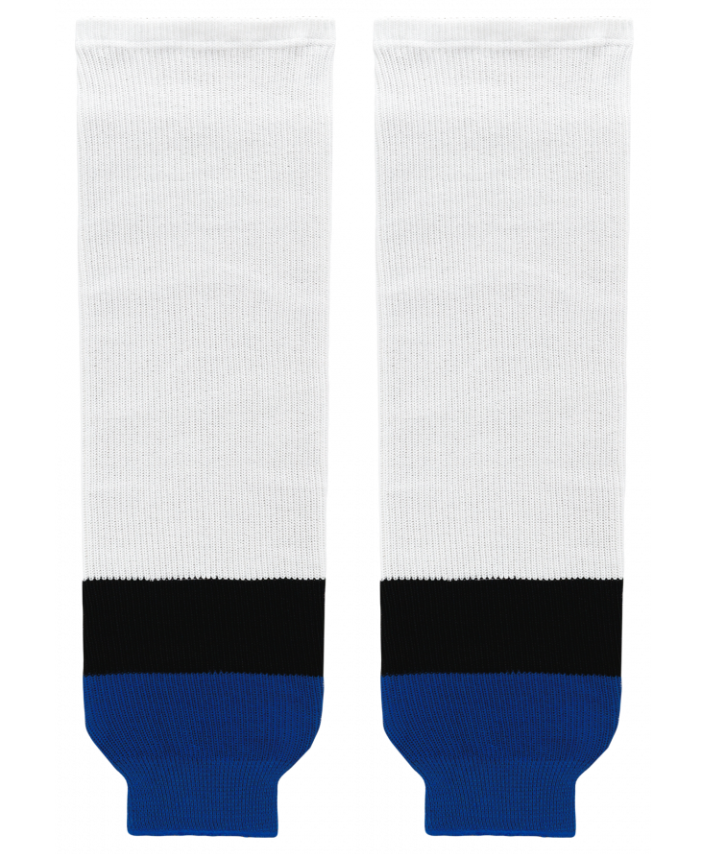 Athletic Knit (AK) HS2100-606 2021 Montreal Canadiens Reverse Retro Royal Blue Mesh Ice Hockey Socks Small - 21