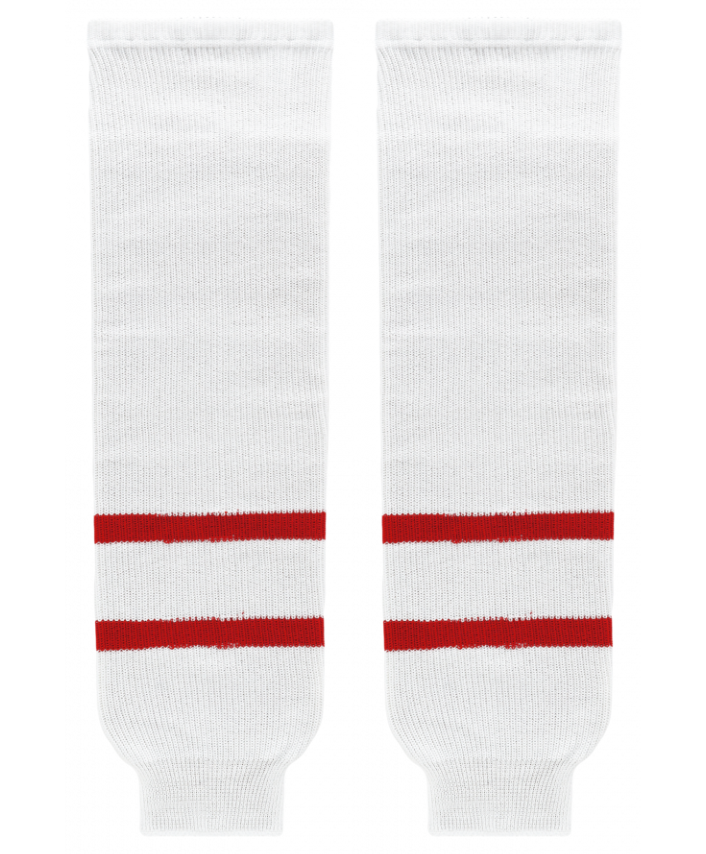 Modelline 2023 New Jersey Devils Reverse Retro White Knit Ice Hockey Socks X-Large - 32