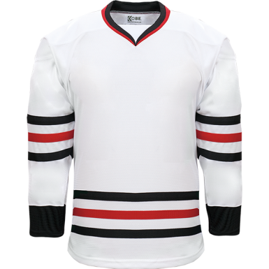 Kobe Sportswear K3G06H Chicago Blackhawks Home White Pro Series Hockey Jersey