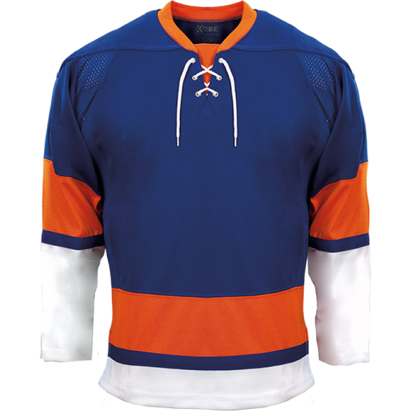 Kobe Sportswear K3G50A New York Islanders Away Royal Blue Pro Series Hockey Jersey
