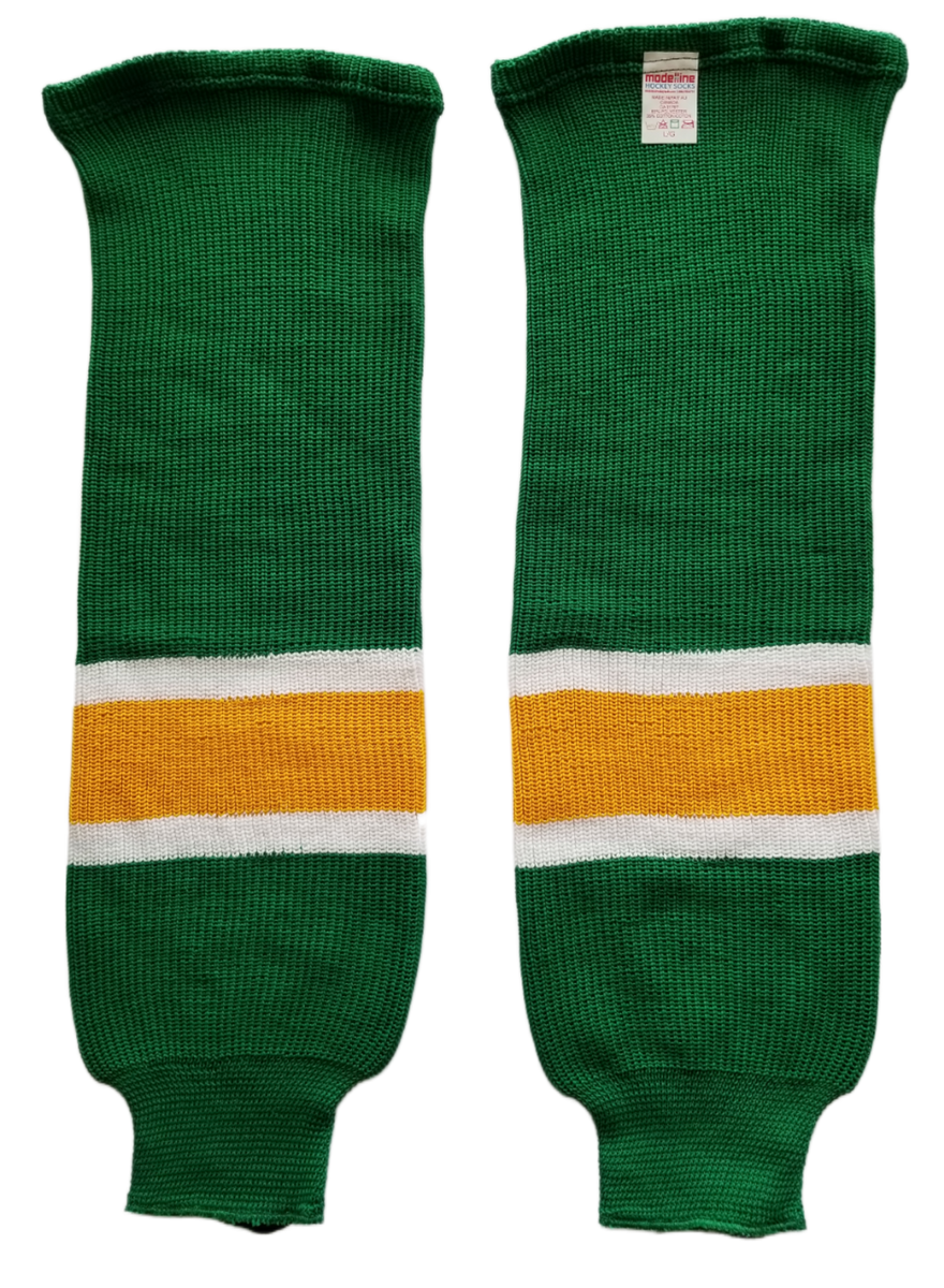 Modelline Mighty Ducks Movie Kelly Green Knit Ice Hockey Socks – PSH Sports
