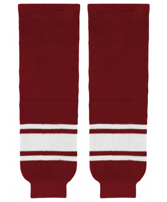Athletic Knit (AK) HS630-362 Arizona Coyotes Red Knit Ice Hockey Socks