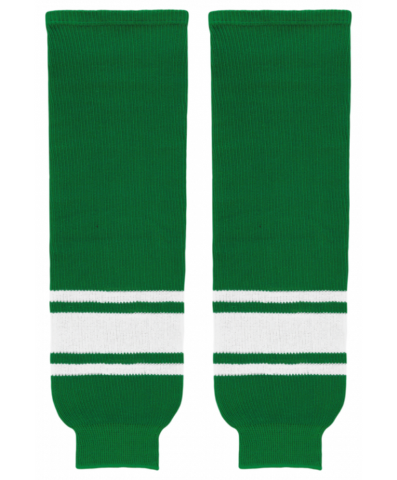 Athletic Knit (AK) HS630-210 Toronto St. Pats Kelly Green/White Knit Ice Hockey Socks