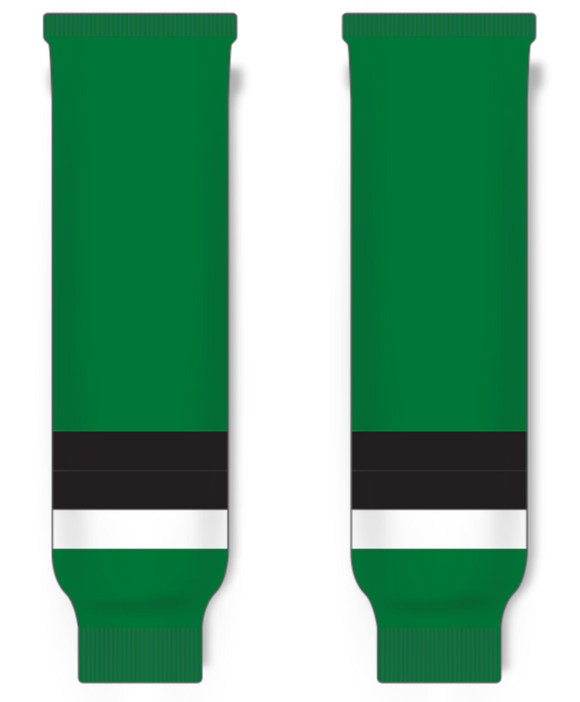 Modelline Texas Stars Home Kelly Green Knit Ice Hockey Socks