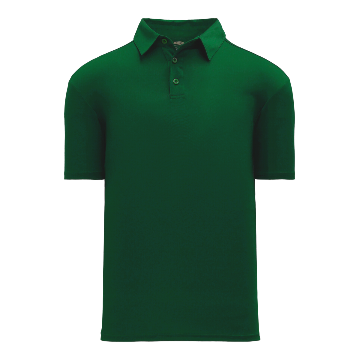 Athletic Knit (AK) A1810M-029 Mens Dark Green Short Sleeve Polo