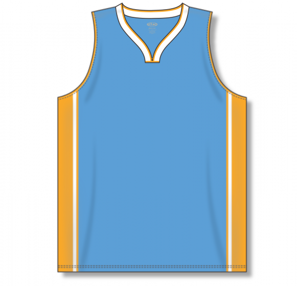Athletic Knit B1715-460 Blank Indiana Pacers Basketball Jersey