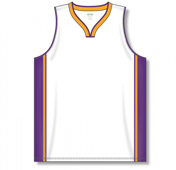 Athletic Knit B1715 Blank La Lakers Basketball Jerseys