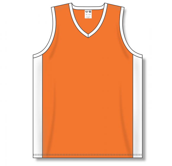 Athletic Knit (AK) B2115M-238 Mens Orange/White Pro Basketball