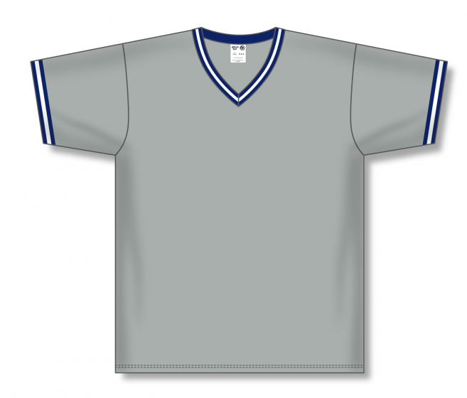 Athletic Knit (AK) BA1333Y-207 Youth White/Royal Blue Pullover Baseball Jersey Medium