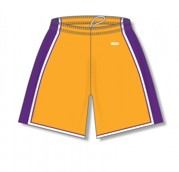 Athletic Knit (AK) BS1735A-726 Adult LA Lakers White Pro