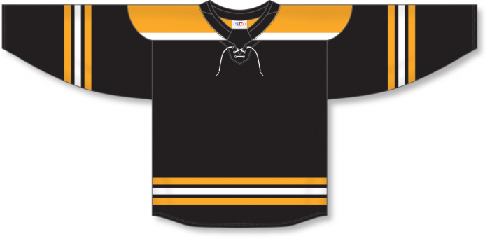 Athletic Knit (AK) A1850-498 Boston Bruins Blank Hockey Lace Hoodie Sweatshirt Adult Medium