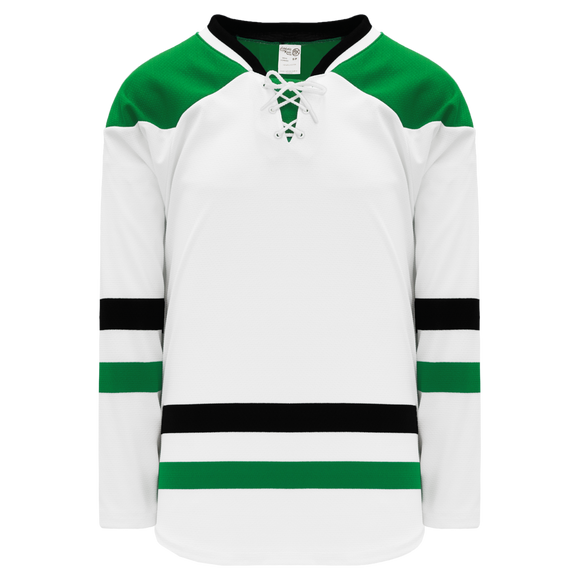Athletic Knit (AK) H550BKY-DAL377BK Pro Series - Youth Knitted 2013 Dallas Stars White Hockey Jersey