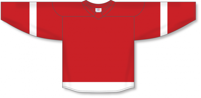 H550B-DET756B Detroit Red Wings Blank Hockey Jerseys