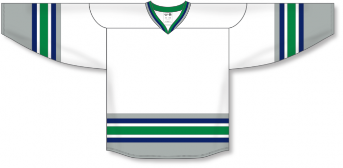 Athletic Knit (AK) H550BA-HAR958B New Adult 1992 Hartford Whalers White Hockey Jersey X-Large