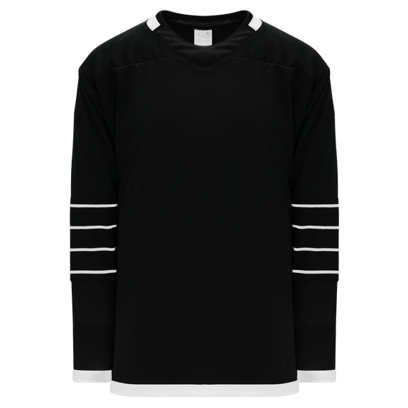Athletic Knit (AK) H550BKA-NYI696BK Pro Series - Adult Knitted 2015 New York Islanders Third Black Hockey Jersey