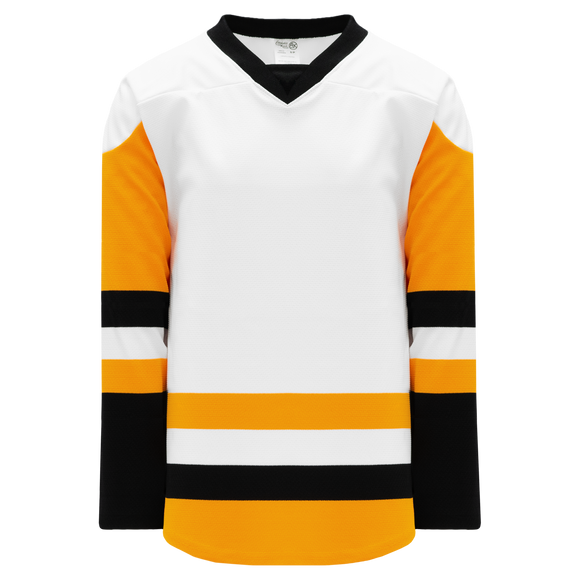 Athletic Knit (AK) H550BKA-PIT817BK Pro Series - Adult Knitted 2016 Pittsburgh Penguins White Hockey Jersey