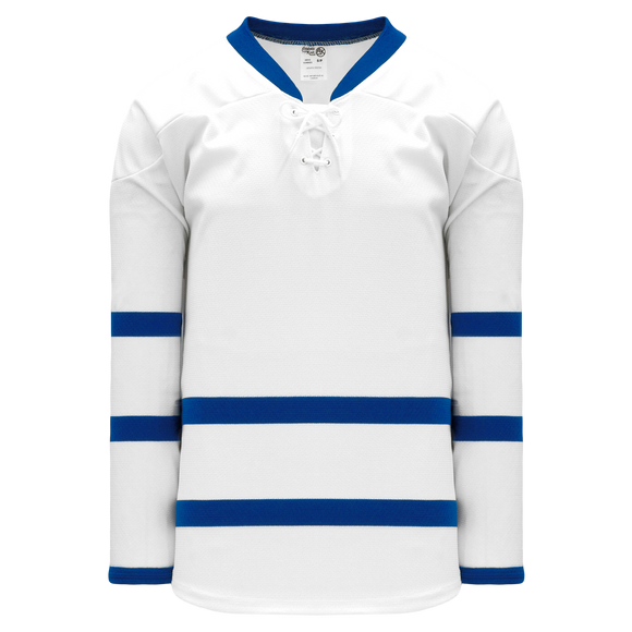 Athletic Knit (AK) H550BKY-TOR523BK Pro Series - Youth Knitted 2011 Toronto Maple Leafs White Hockey Jersey