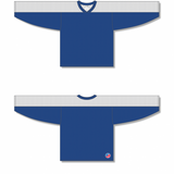 Athletic Knit (AK) LB153A-206 Adult Royal Blue/White Box Lacrosse Jersey